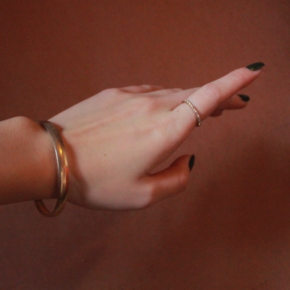 Gold Bangle Bracelet - Picture 2 of 5